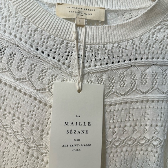 NWT Sezane Soline in White - Picture 3 of 5